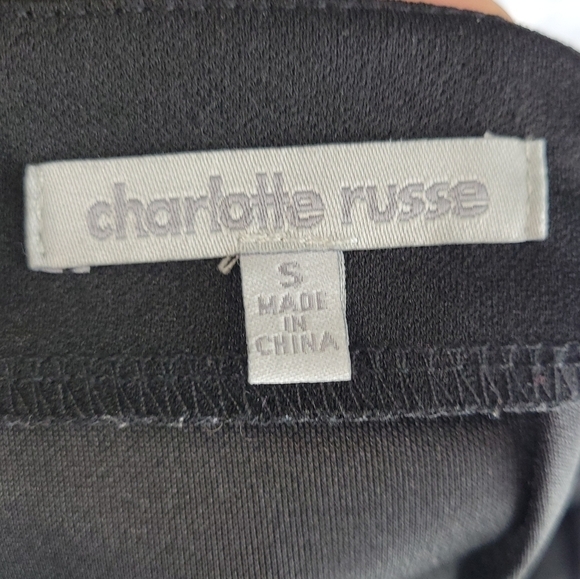 Charlotte Russe Fashion Knot Fold Over Skort Size S - Picture 8 of 12